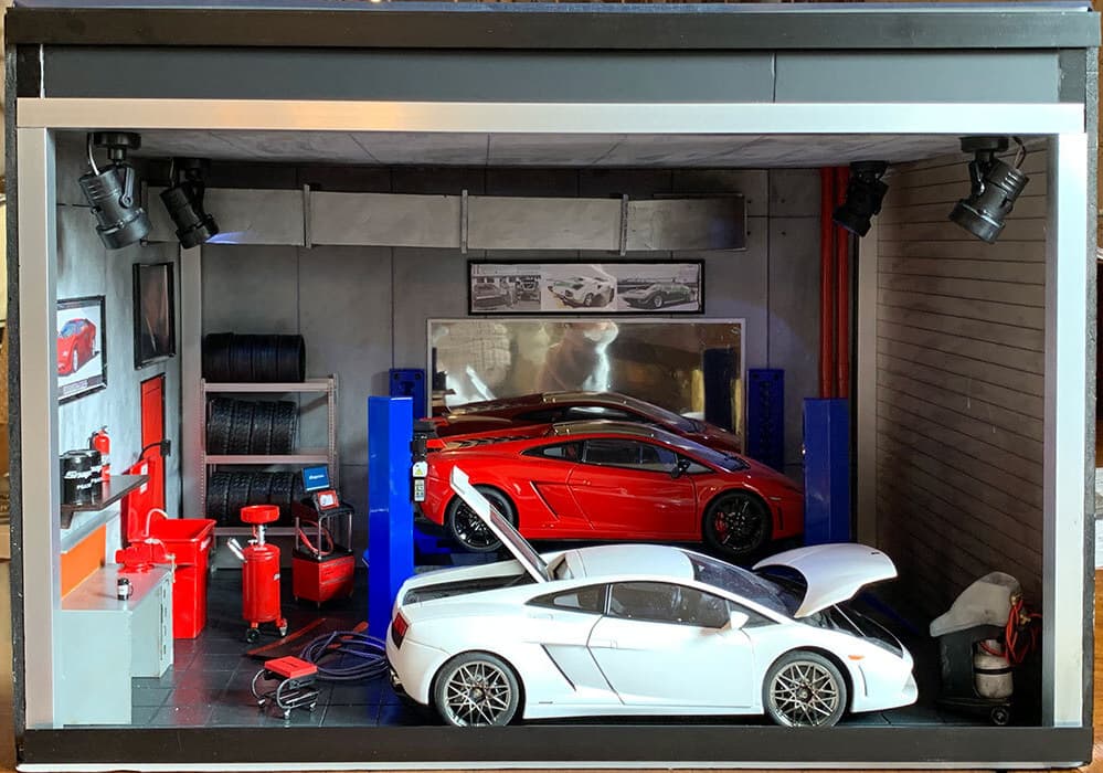 1/24 scale Garage diorama